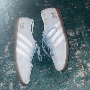 Adidas Gazelle Lo Pro Suede Sneaker Light Blue Womens 10.5 SHD675005